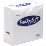 400 Serviettes Blanc 2V 38x38