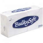 600 Serviettes Blanc 1V 33x33